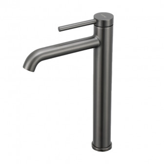 Высокий смеситель для умывальника GAPPO G1006-29, оружейная сталь