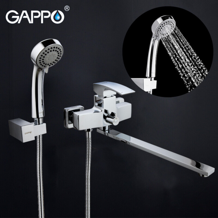 Змішувач для ванни GAPPO Jacob G2207, хром фото