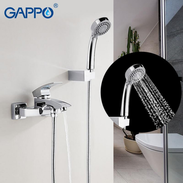 Змішувач для ванни GAPPO Jacob G3007, хром фото