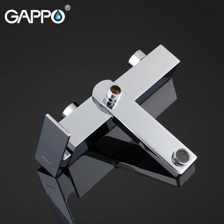 Змішувач для ванни GAPPO G3218, хром фото