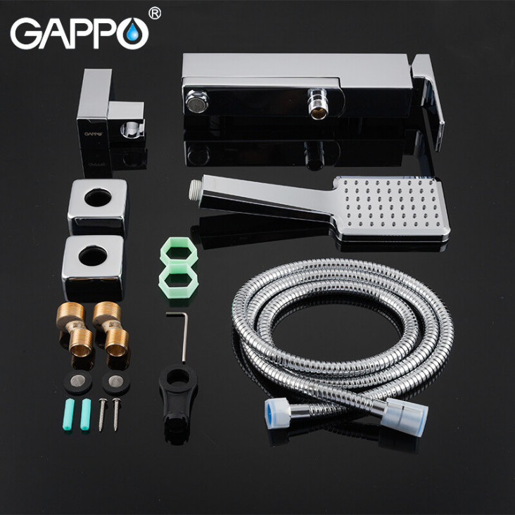 Змішувач для ванни GAPPO G3218, хром фото