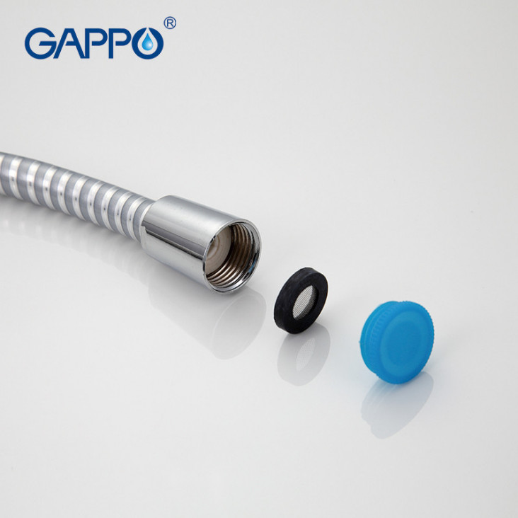 Шланг для душу GAPPO G42, 1500 мм, PVC армований алюмінієвою стрічкою фото