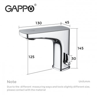 Смеситель сенсорный для раковины GAPPO G523