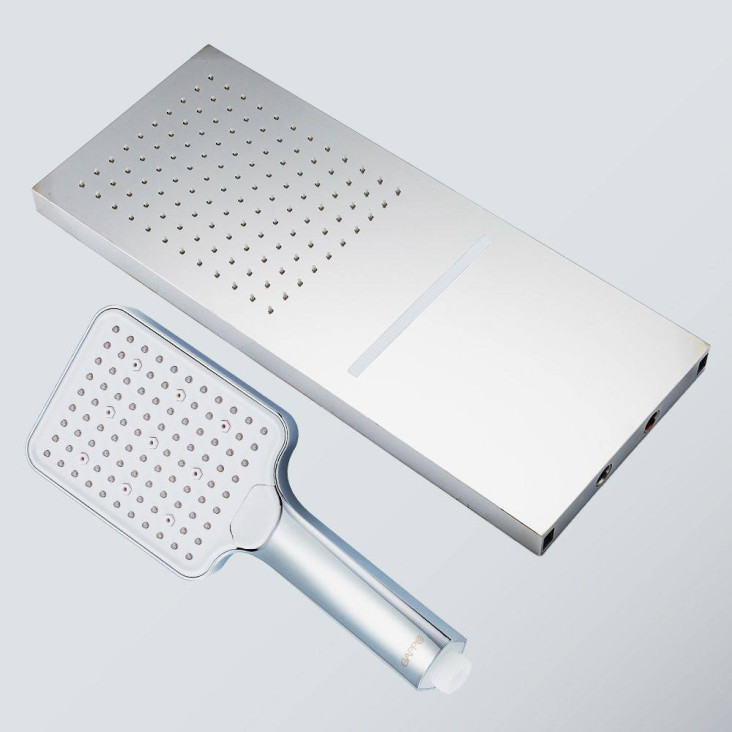 Вбудована душова система GAPPO G7107-70, 3 режими, латунь, хром фото