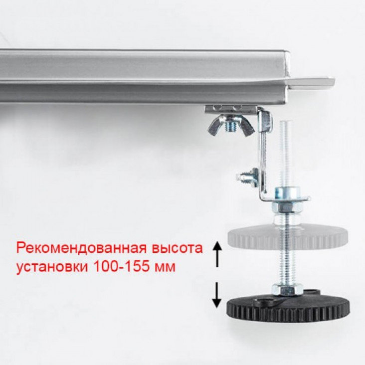 Трап для душу GAPPO G85007-3, 70х500 мм, нержавіюча сталь, сатин фото