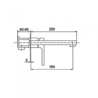 Встраиваемый смеситель для раковины GAPPO G1017-16